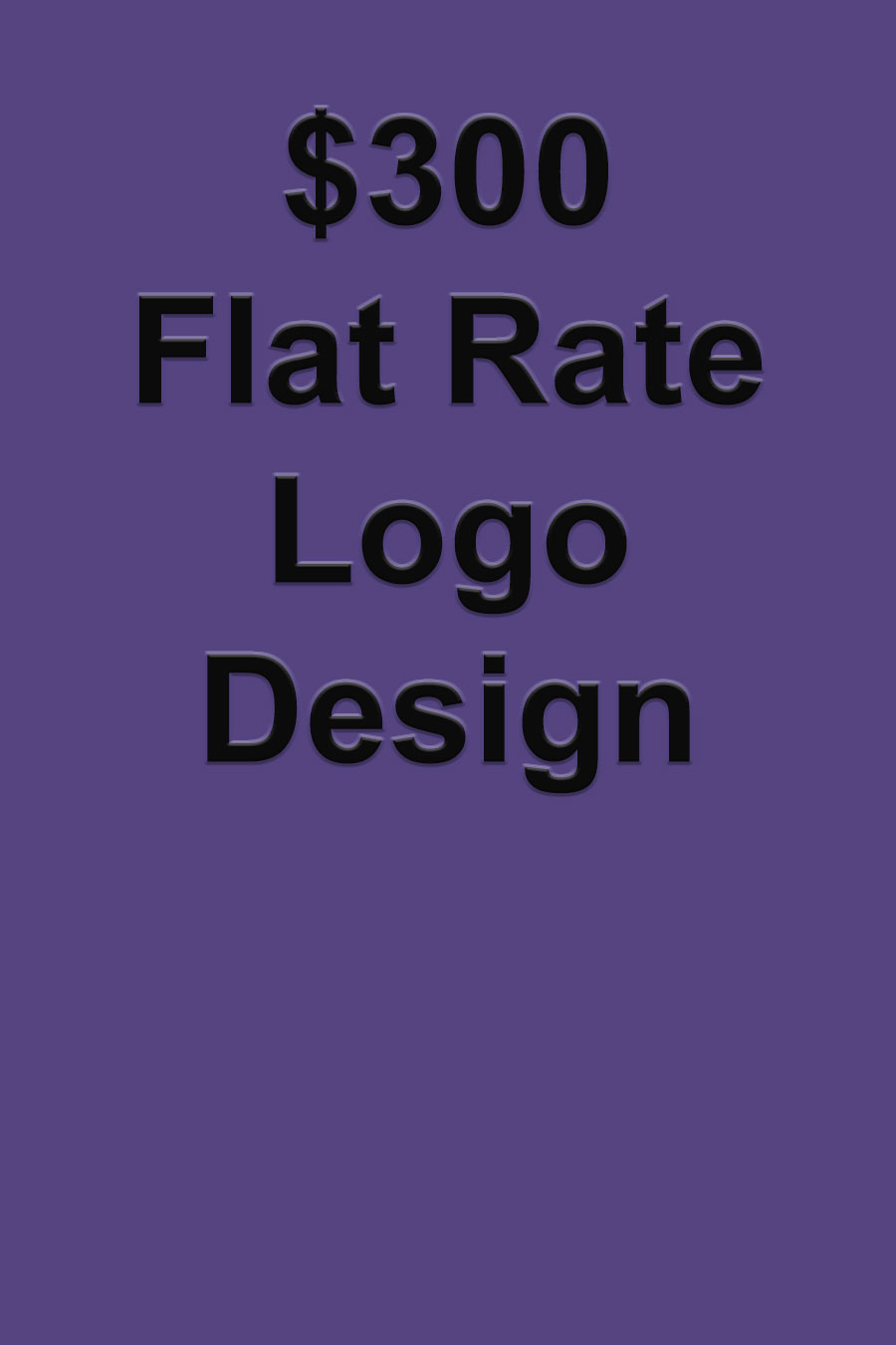 $300 Flat Rate Custom Logo