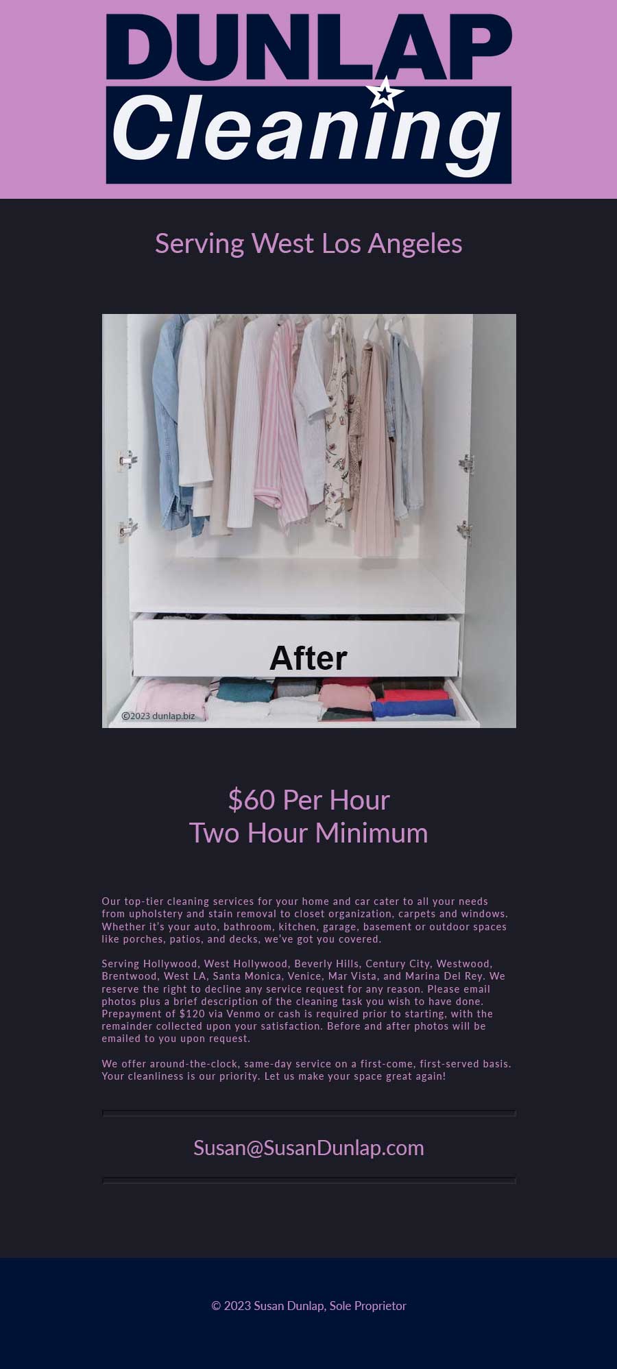 product page screen capture